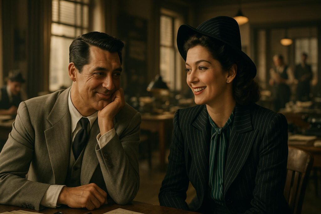 His Girl Friday – Klassiker med så mycket snärt att skratten studsade ända in i nästa vecka