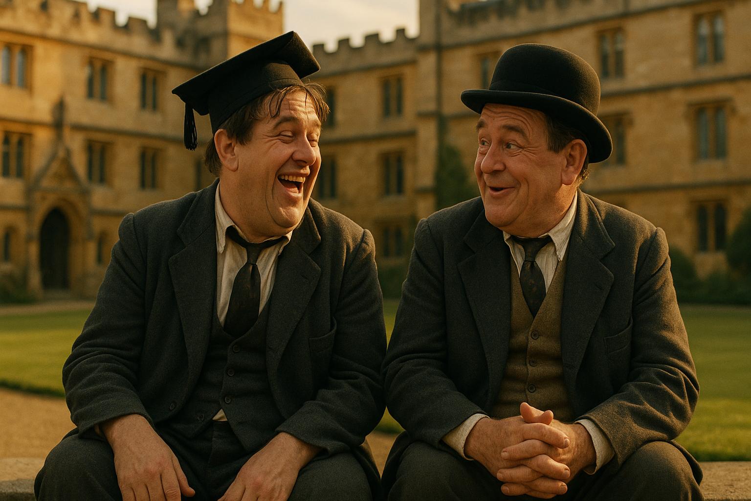 A Chump at Oxford – Laurel & Hardy firar slapstickens triumf