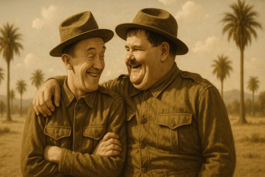 Beau Hunks – Stumfilmsskratt med Stan och Ollie i toppform