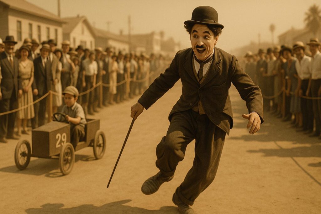 Kid Auto Races at Venice – Chaplins första kaos och klassikerkul