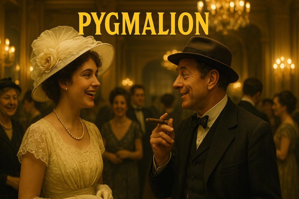 Pygmalion – Från blomsterbänk till salongsgolvet: En klassisk komedi med skärpa och charm