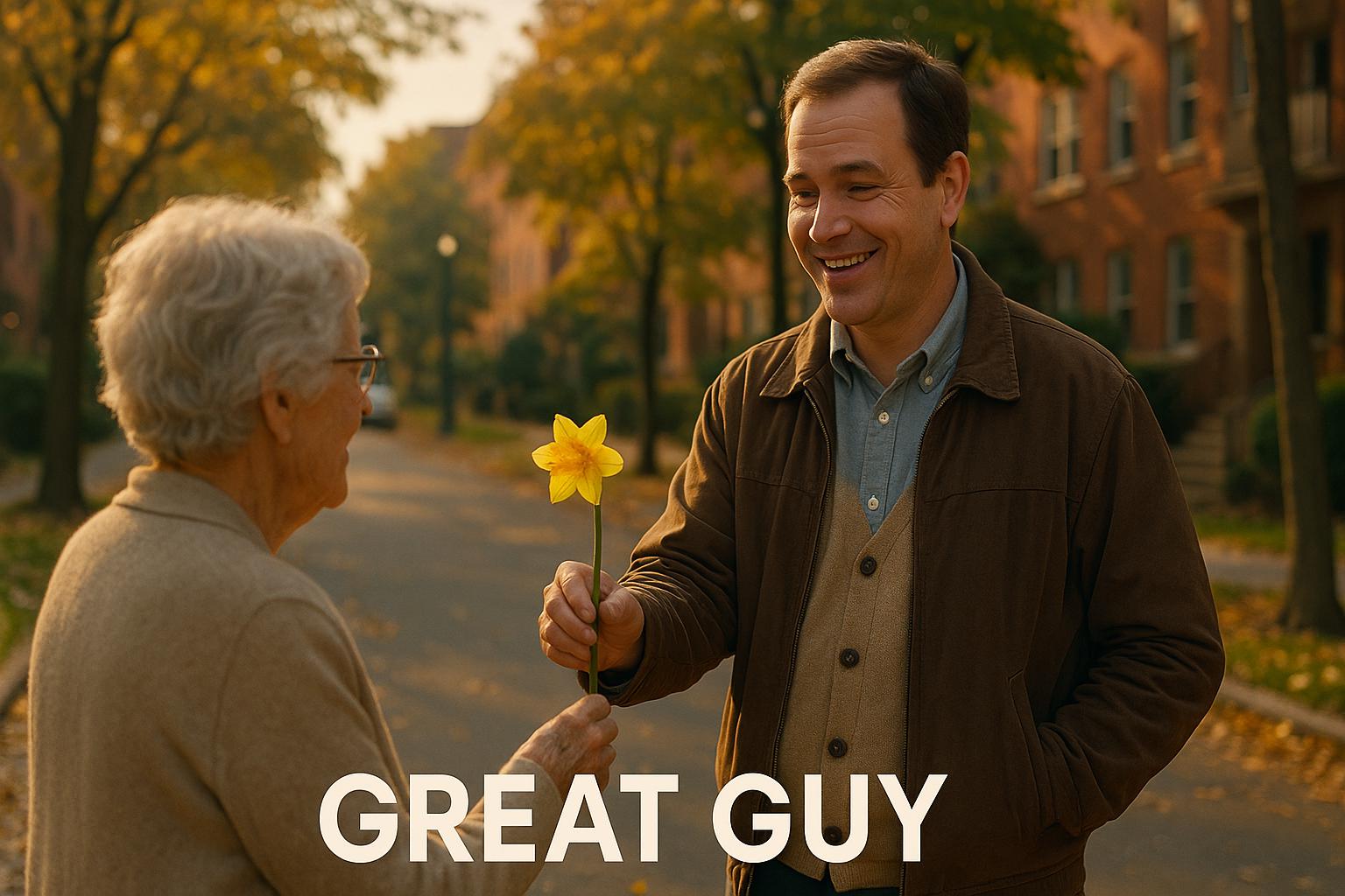 Great Guy – En hjärtevarm komedilektion i att vara snäll (och få alla att le)