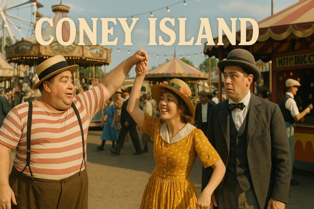 Coney Island – En Slapstick-Semester med Ständigt Nya Skratt