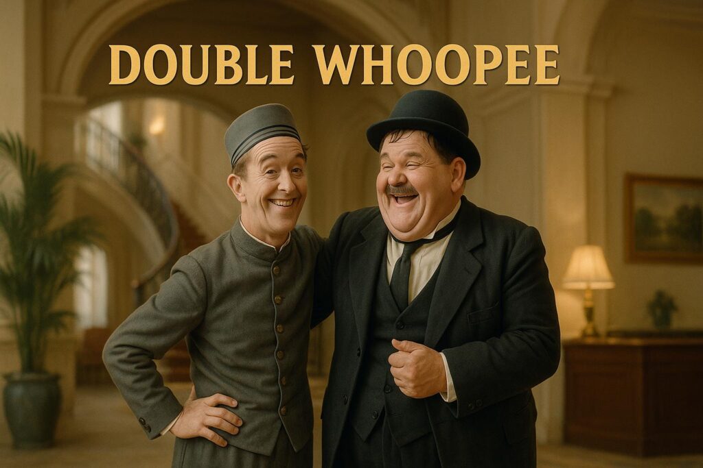 Double Whoopee: Klassiskt kaos med Laurel och Hardy på hög nivå