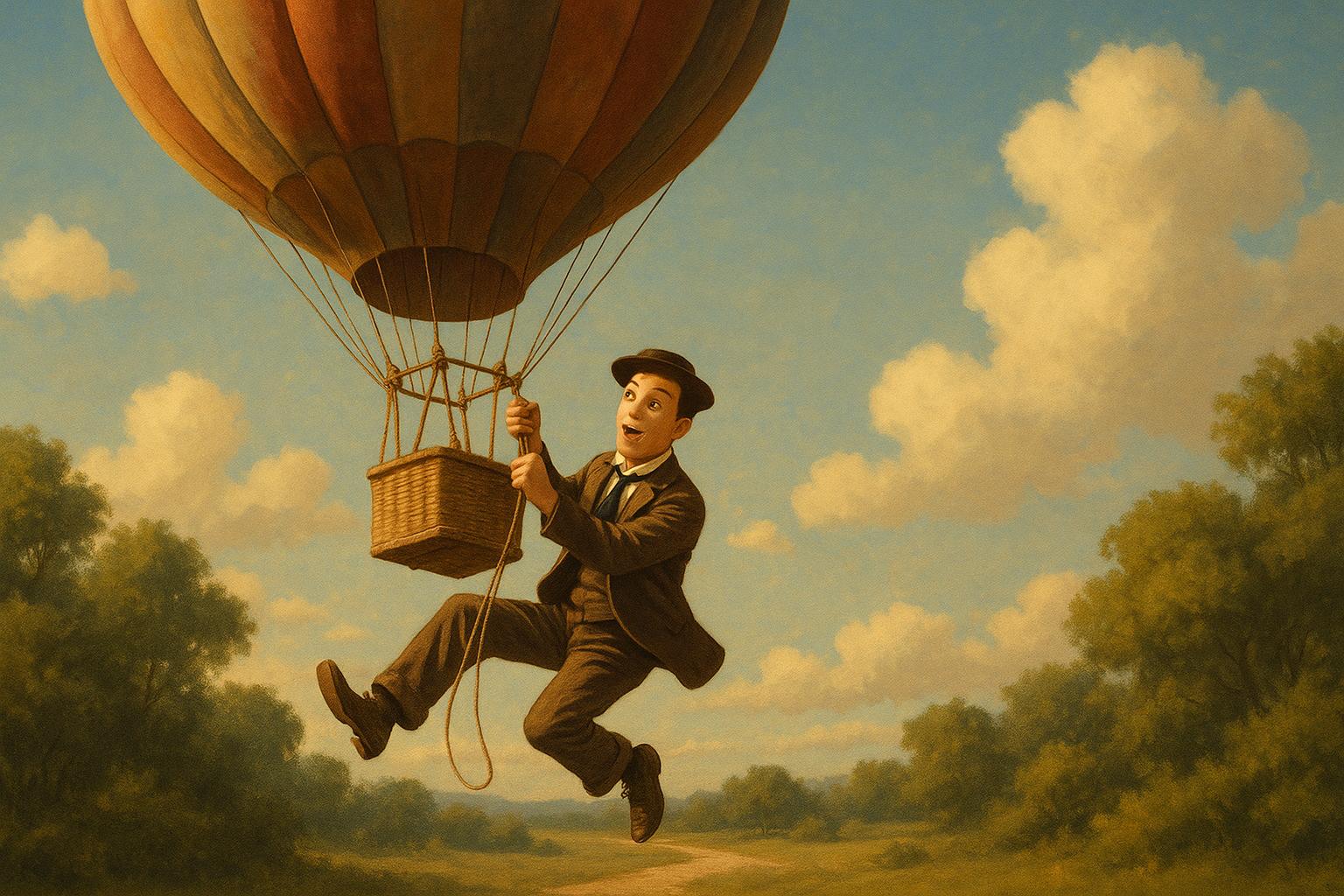 The Balloonatic – Buster Keaton tar komedin till nya höjder